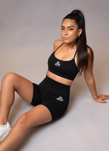808ALLDAY Women's Black Adjustable Sports Bra