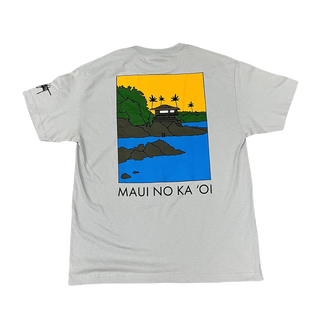 One Eighty Maui Cliff House Location Tee