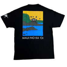 Load image into Gallery viewer, One Eighty Maui Cliff House Location Black Tee
