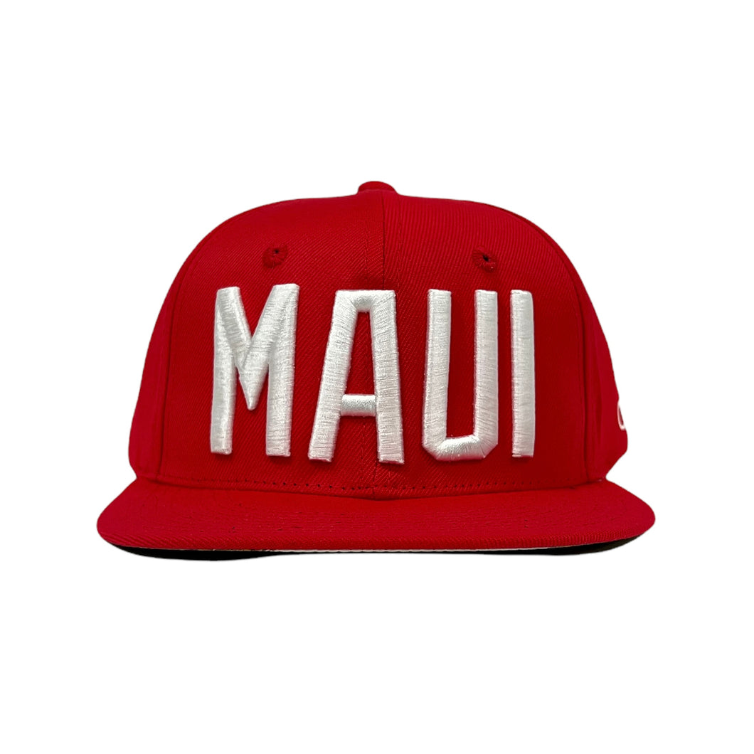 One Eighty Maui Red Iao Snapback